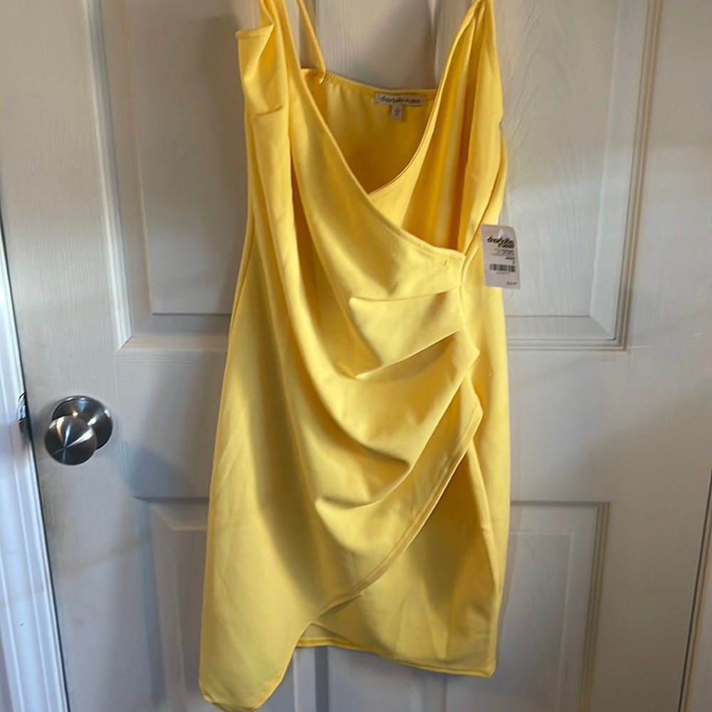 Yellow Bodycon Dress - Charlotte Russe